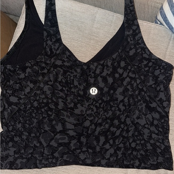 Lululemon Align Black and Gray Top - Picture 2 of 3